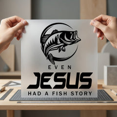 Even Jesus Had Fish Christian Faith Ready to Press DTF Transfer for Dtf