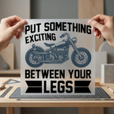 Exciting Motorcycle Quote Biker Vintage Retro Ready to Press DTF Transfer for Dtf