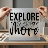 Explore More Mountain Adventure Camping Ready to Press DTF Transfer for Dtf