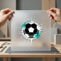 Explosive Soccer Ball Sports Fitness Ready to Press DTF Transfer for Dtf