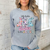 Easter Is For JESUS | Floral Faith Sweatshirt