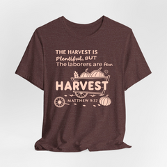 The Harvest Is Plentiful T-Shirt | Christian Fall Apparel