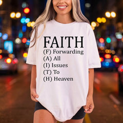 Faith Acronym Inspirational Diy Christian Faith Ready to Press DTF Transfer for Dtf
