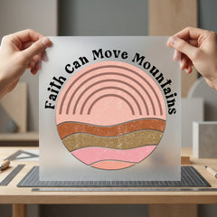 Faith Can Move Mountains Christian Faith Ready to Press DTF Transfer for Dtf