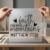 Faith Can Move Mountains Christian Faith Ready to Press DTF Transfer for Dtf