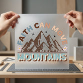 Faith Can Move Mountains Christian Faith Ready to Press DTF Transfer for Dtf