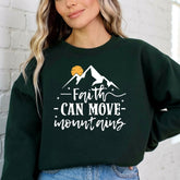 Faith Can Move Mountains | 산 (San) Faith Sweatshirt - Luckets.com