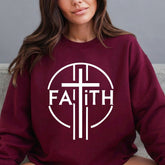 FAITH & Cross | Enduring Belief Sweatshirt - Luckets.com