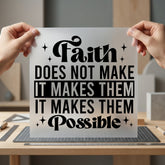 Faith Does Not Make Christian Faith Ready to Press DTF Transfer for Dtf