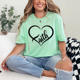 Faith Heart | Scripture & Love Tee - Luckets.com