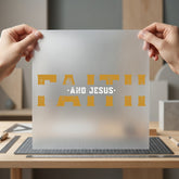 Faith Jesus Distressed Christian Christian Faith Ready to Press DTF Transfer for Dtf