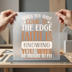 Faith Knowing You Will Christian Faith Ready to Press DTF Transfer for Dtf