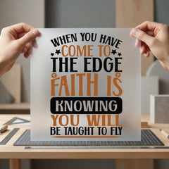 Faith Knowing You Will Christian Faith Ready to Press DTF Transfer for Dtf