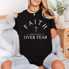 Faith Over Fear Christian Christian Faith Ready to Press DTF Transfer for Dtf