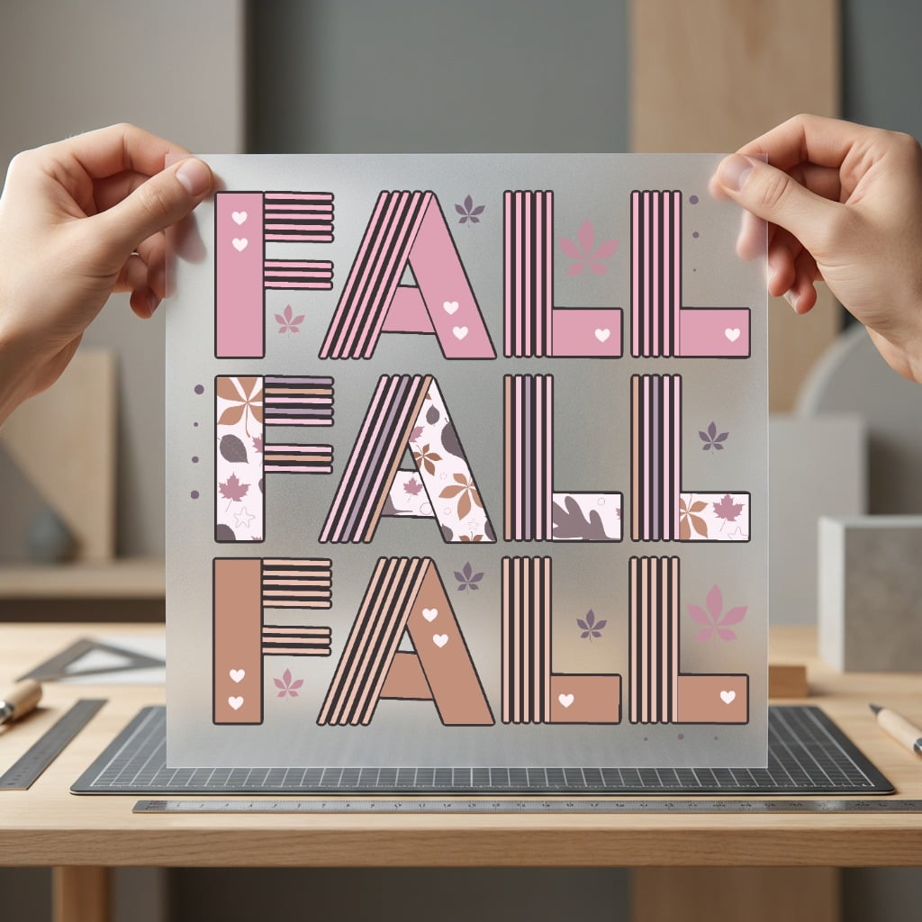 Fall Aesthetic Text Autumn Thanksgiving Fall Ready to Press DTF Transfer for Dtf