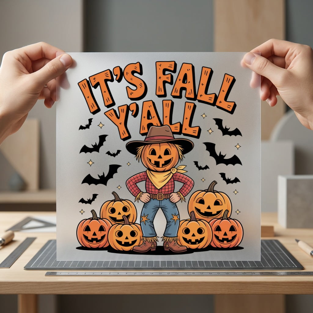 Fall All Autumn Diy Halloween Thanksgiving Ready to Press DTF Transfer for Dtf