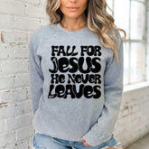 Fall For Jesus | Everlasting Faith Sweatshirt - Luckets.com