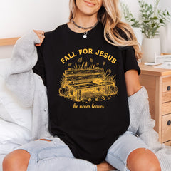 Fall Jesus Autumn Christian Christian Faith Ready to Press DTF Transfer for Dtf