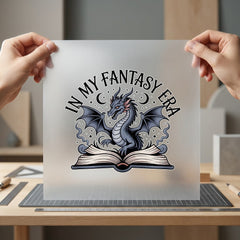 Fantasy Era Dragon Mystical Vintage Retro Ready to Press DTF Transfer for Dtf