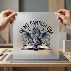 Fantasy Era Dragon Mystical Vintage Retro Ready to Press DTF Transfer for Dtf