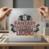 Fantasy Football Legend Sports Vintage Retro Ready to Press DTF Transfer for Dtf