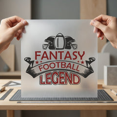 Fantasy Football Legend Sports Vintage Retro Ready to Press DTF Transfer for Dtf