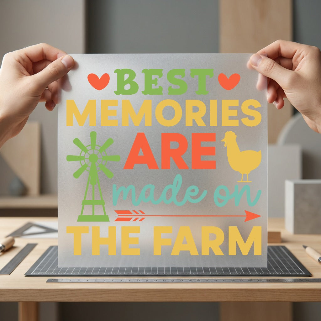 Farm Life Memories Retro Usa Retro Ready to Press DTF Transfer for Dtf