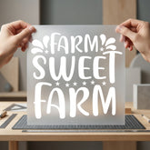 Farm Sweet Rustic Diy Usa Country Ready to Press DTF Transfer for Dtf