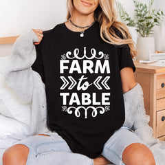 Farm Table Rustic Diy Usa Country Ready to Press DTF Transfer for Dtf