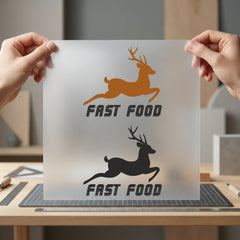 Fast Food Deer Retro Funny Sarcastic Ready to Press DTF Transfer for Dtf
