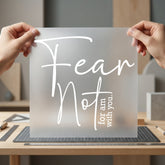 Fear Not You Christian Christian Faith Ready to Press DTF Transfer for Dtf