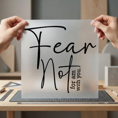 Fear Not You Christian Christian Faith Ready to Press DTF Transfer for Dtf