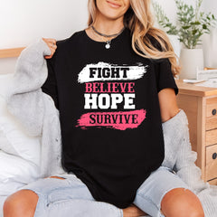 Fight Believe Hope Survive Faith Ready to Press DTF Transfer for Dtf