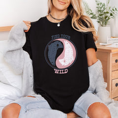 Find Wild Fish Yin Faith Vintage Ready to Press DTF Transfer for Dtf