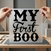 First Boo Halloween Diy Halloween Funny Ready to Press DTF Transfer for Dtf