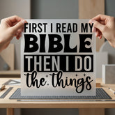 First Read Bible Faith-based Christian Faith Ready to Press DTF Transfer for Dtf
