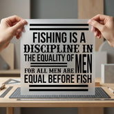 Fishing Discipline Humorous Diy Dad Funny Ready to Press DTF Transfer for Dtf