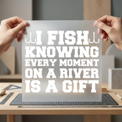 Fishing Gift Retro Diy Dad Grandpa Ready to Press DTF Transfer for Dtf