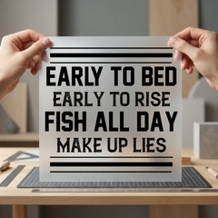 Fishing Humor Quote Retro Dad Vintage Ready to Press DTF Transfer for Dtf