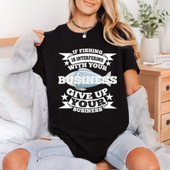 Fishing Interfering Retro Diy Dad Funny Ready to Press DTF Transfer for Dtf