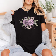 Floral Garden Bouquet Botanical Aesthetic Floral Ready to Press DTF Transfer for Dtf