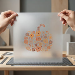 Floral Pumpkin Autumn Diy Thanksgiving Fall Ready to Press DTF Transfer for Dtf