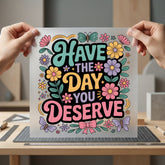 Floral Retro Quote Motivational Retro Boho Ready to Press DTF Transfer for Dtf