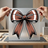 Football Bow Sports Fan Mom Fitness Ready to Press DTF Transfer for Dtf