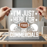 Football Food Commercials Game Usa Funny Ready to Press DTF Transfer for Dtf