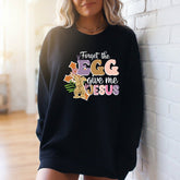 Forget the Egg Give Me Jesus | Easter Faith Unisex Sweatshirt - Luckets.com