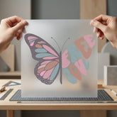 Free Soul Butterfly Retro Vintage Retro Ready to Press DTF Transfer for Dtf