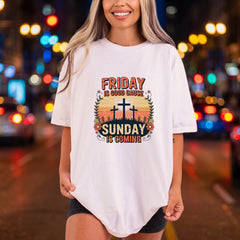 Friday Good Cause Sunday Christian Faith Ready to Press DTF Transfer for Dtf