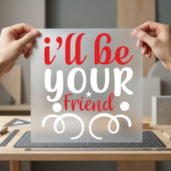 Friend Friendship Diy Valentine Aesthetic Ready to Press DTF Transfer for Dtf
