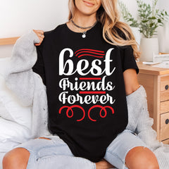 Friends Forever Diy Cute Quotes Collection Cute & Kawaii Collection Ready to Press DTF Transfer for Dtf